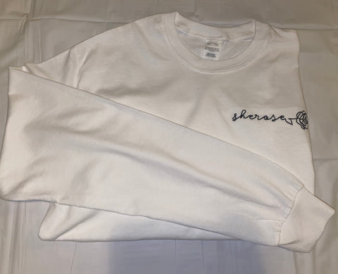 White signature tee