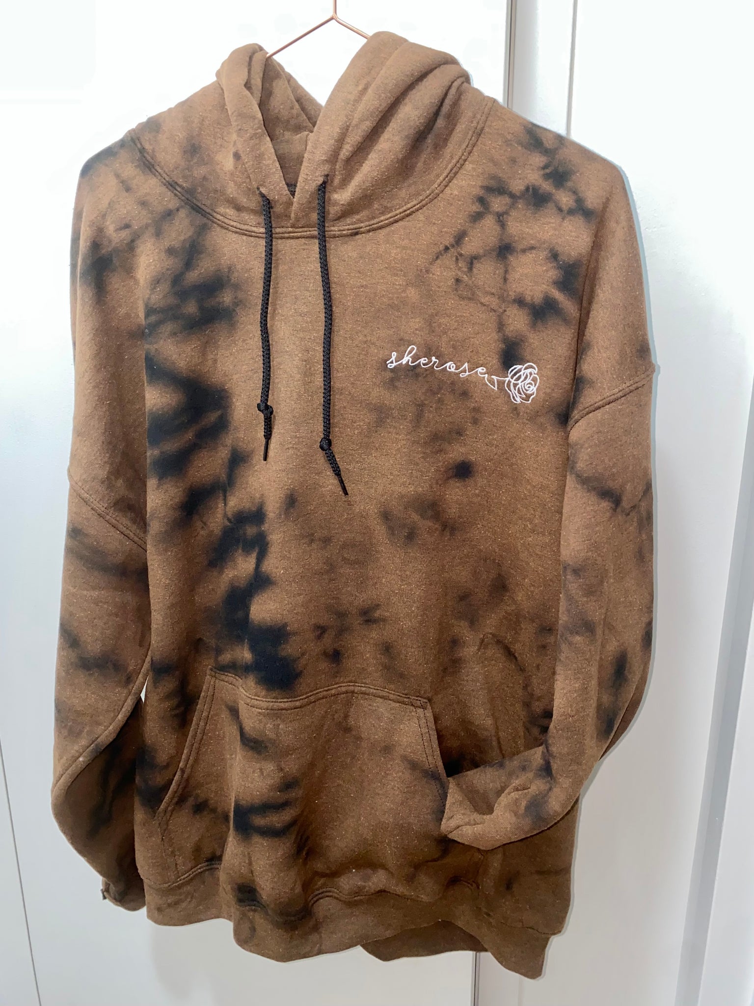 Bleach washed “from the ashes” hoodie