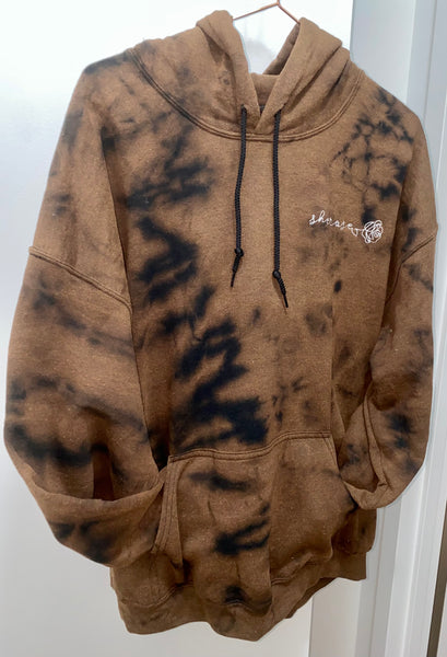 Bleach washed “from the ashes” hoodie