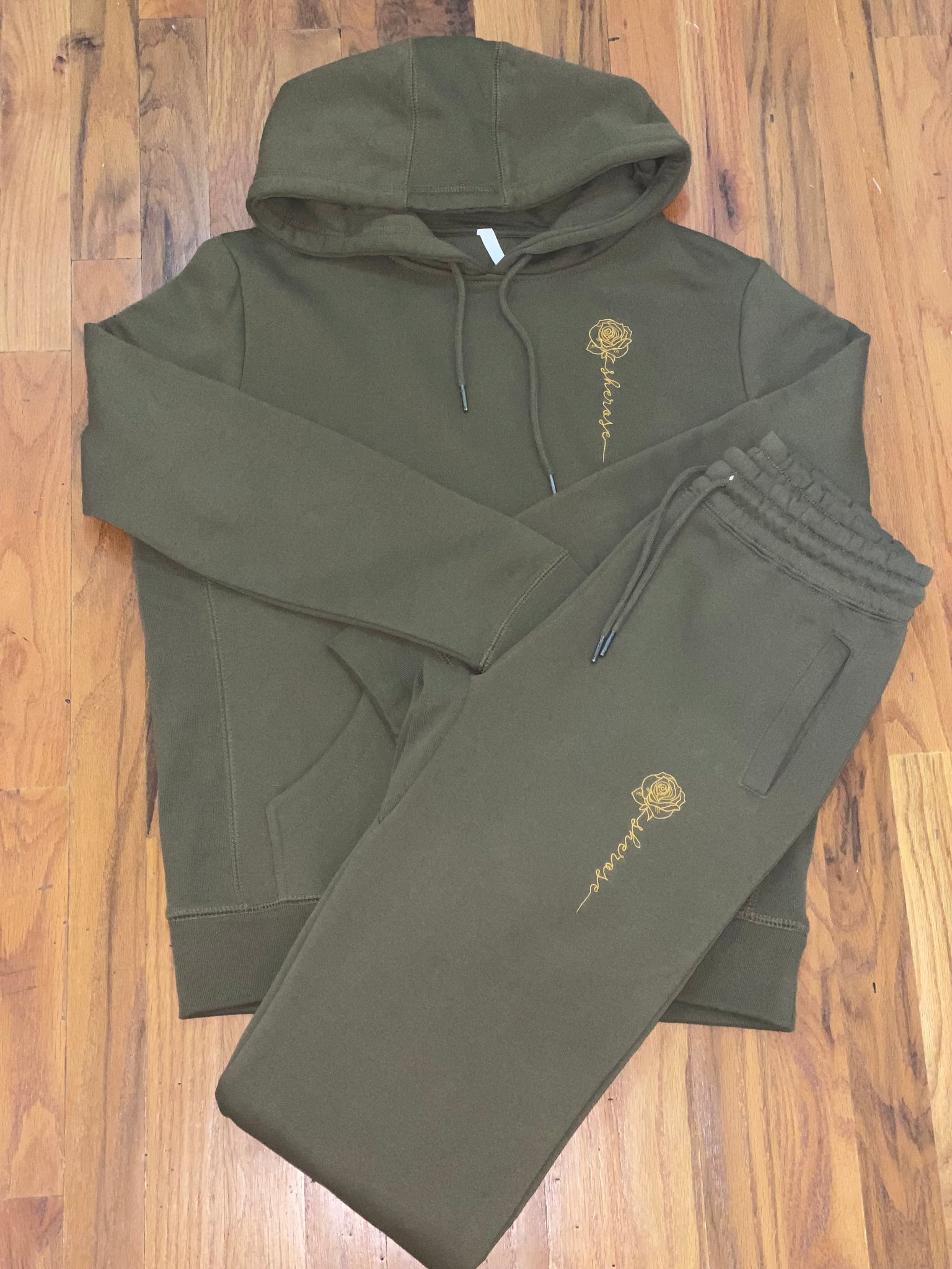 Classic Olive Green Sweatsuit